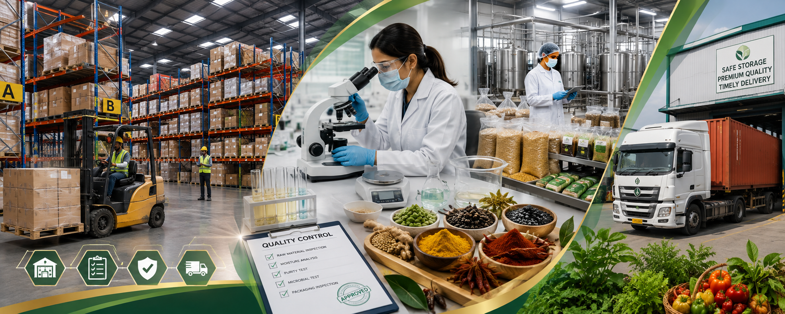 Warehousing and quality control infrastructure